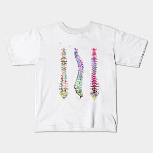 Human Spine Kids T-Shirt